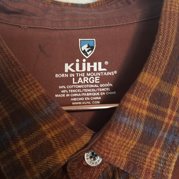 Kuhl EUC flannel button up - Picture 3 of 5